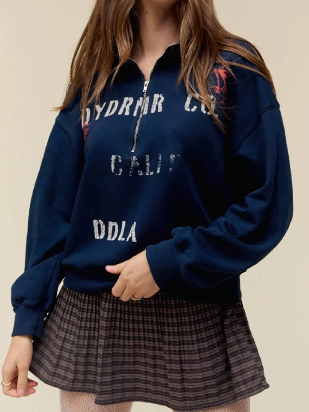 Daydreamer Doodle Half-Zip